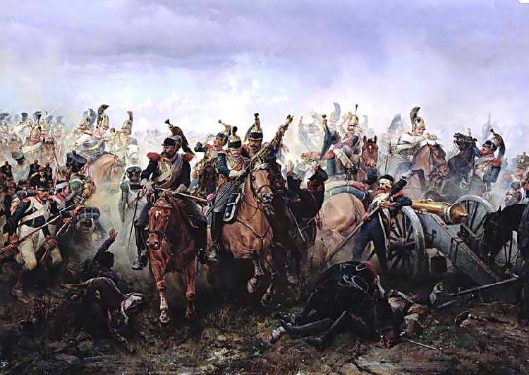 Bogdan Villevalde Battle of Fere-Champenoise 1814 Spain oil painting art